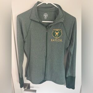 Baylor University women’s track jacket small green bears Rivalry threads shirt